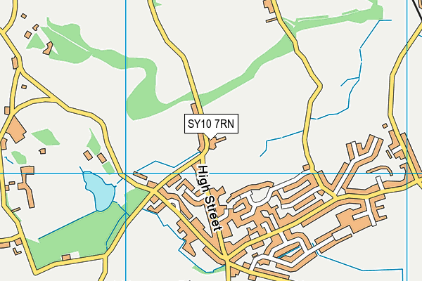 SY10 7RN map - OS VectorMap District (Ordnance Survey)