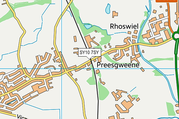 SY10 7SY map - OS VectorMap District (Ordnance Survey)