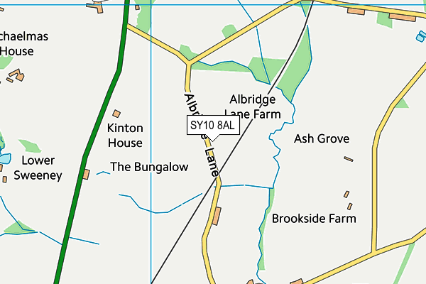 SY10 8AL map - OS VectorMap District (Ordnance Survey)