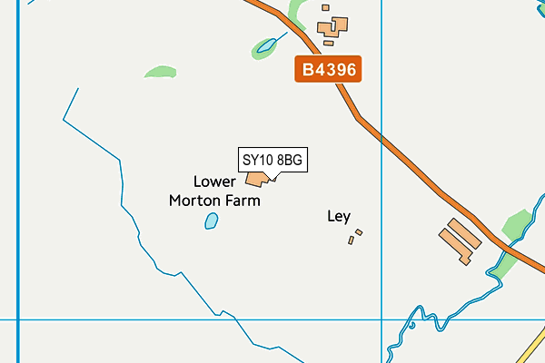 SY10 8BG map - OS VectorMap District (Ordnance Survey)