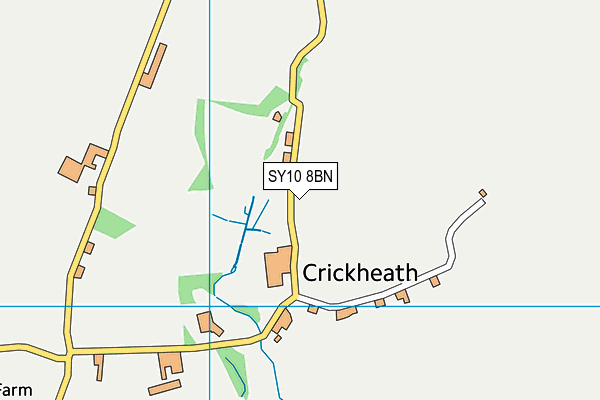 SY10 8BN map - OS VectorMap District (Ordnance Survey)