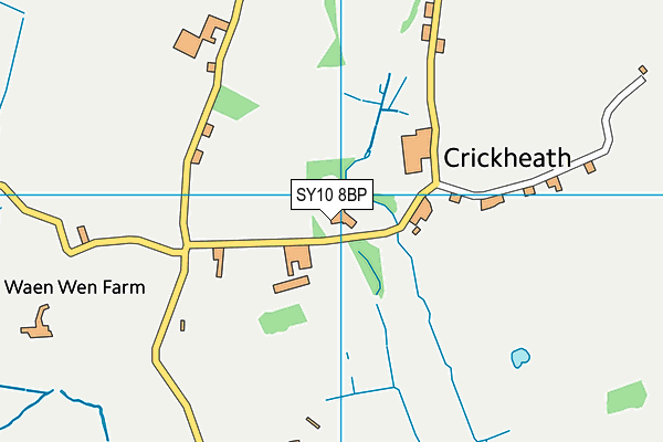 SY10 8BP map - OS VectorMap District (Ordnance Survey)