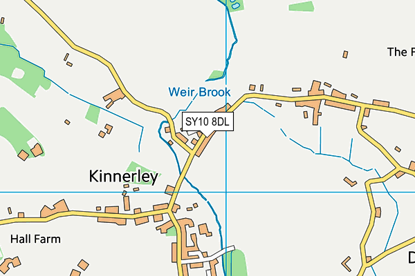 SY10 8DL map - OS VectorMap District (Ordnance Survey)