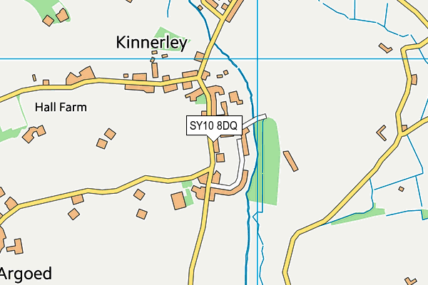 SY10 8DQ map - OS VectorMap District (Ordnance Survey)