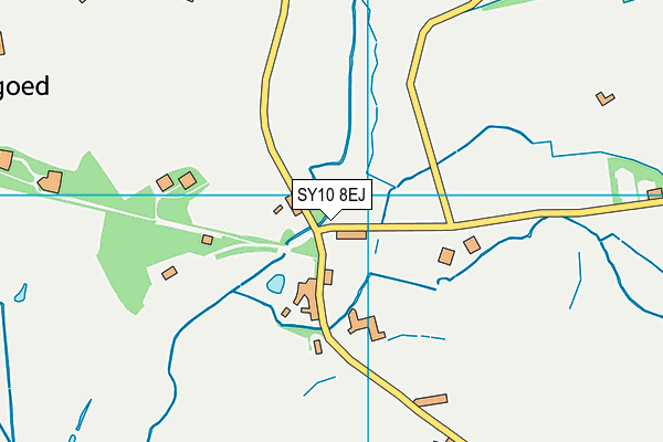 SY10 8EJ map - OS VectorMap District (Ordnance Survey)