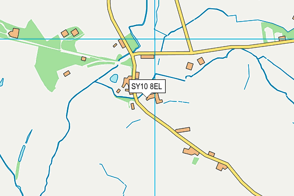 SY10 8EL map - OS VectorMap District (Ordnance Survey)