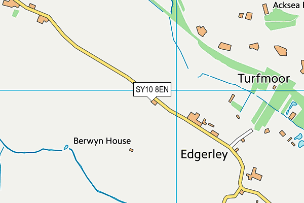 SY10 8EN map - OS VectorMap District (Ordnance Survey)