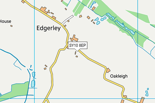 SY10 8EP map - OS VectorMap District (Ordnance Survey)