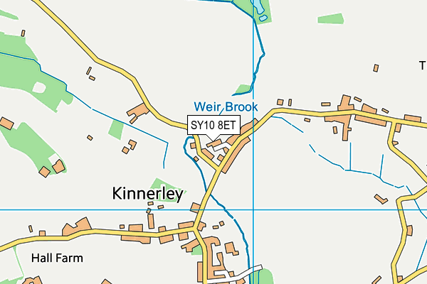 SY10 8ET map - OS VectorMap District (Ordnance Survey)