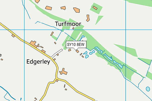 SY10 8EW map - OS VectorMap District (Ordnance Survey)