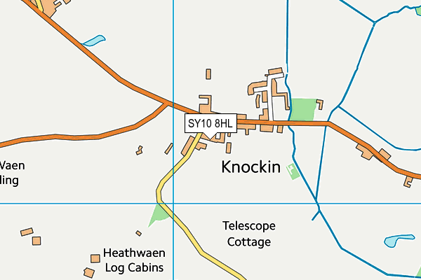 SY10 8HL map - OS VectorMap District (Ordnance Survey)