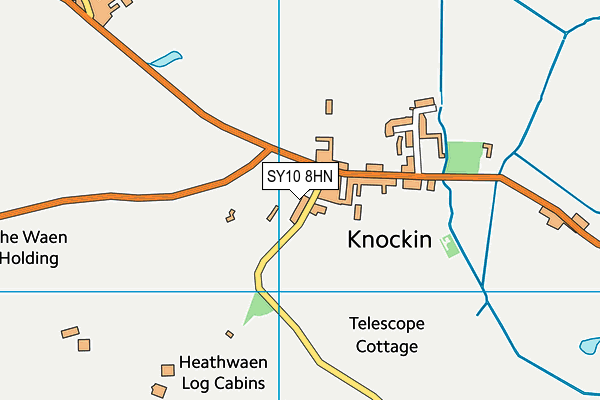 SY10 8HN map - OS VectorMap District (Ordnance Survey)