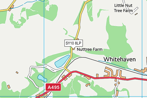 SY10 8LP map - OS VectorMap District (Ordnance Survey)