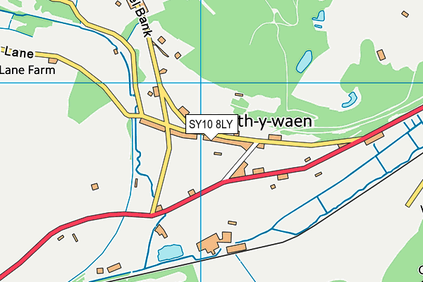 SY10 8LY map - OS VectorMap District (Ordnance Survey)