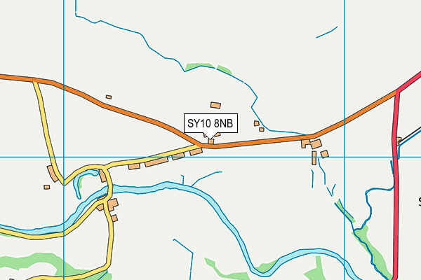 SY10 8NB map - OS VectorMap District (Ordnance Survey)