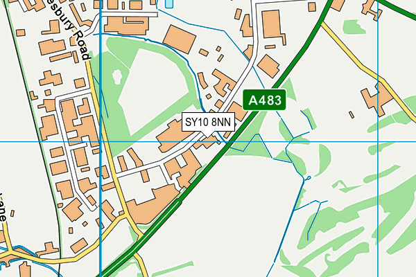 Map of SIGN & DESIGN (SHROPSHIRE) LIMITED at district scale