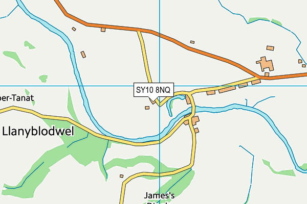 SY10 8NQ map - OS VectorMap District (Ordnance Survey)