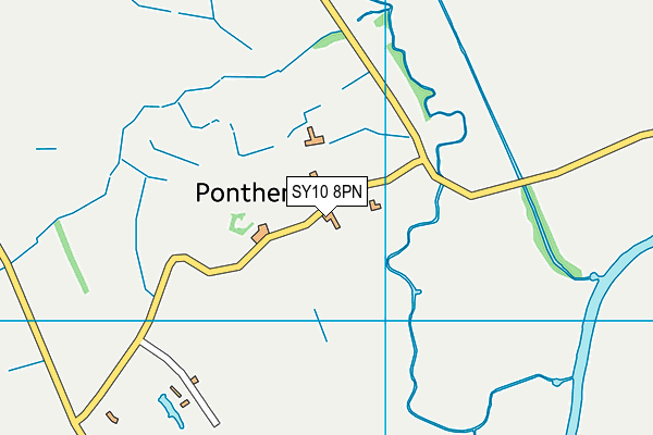 SY10 8PN map - OS VectorMap District (Ordnance Survey)