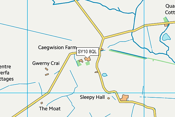 SY10 8QL map - OS VectorMap District (Ordnance Survey)