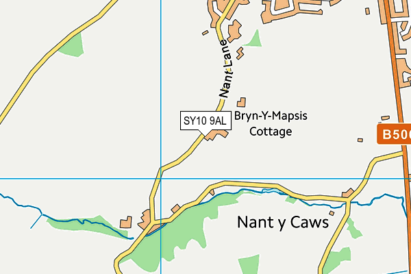 SY10 9AL map - OS VectorMap District (Ordnance Survey)