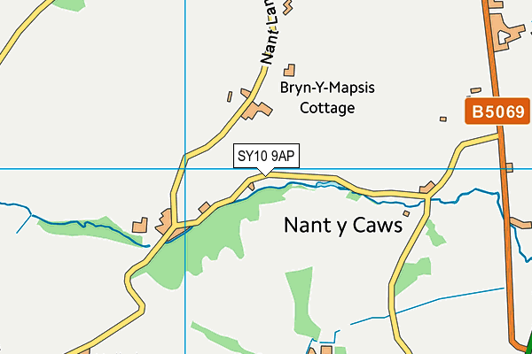 SY10 9AP map - OS VectorMap District (Ordnance Survey)