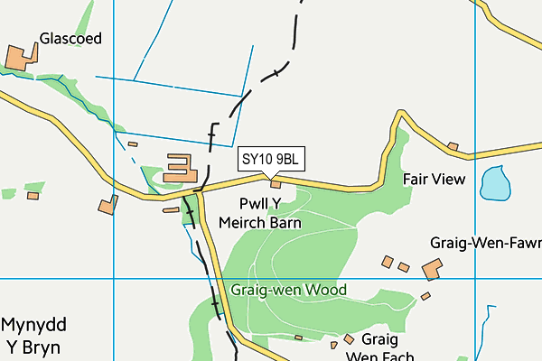 SY10 9BL map - OS VectorMap District (Ordnance Survey)