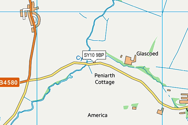SY10 9BP map - OS VectorMap District (Ordnance Survey)