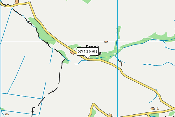 SY10 9BU map - OS VectorMap District (Ordnance Survey)