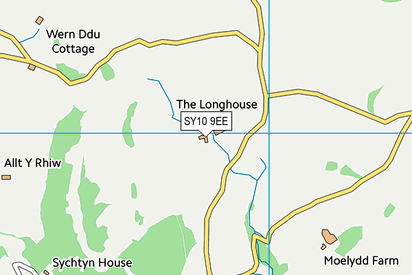 SY10 9EE map - OS VectorMap District (Ordnance Survey)