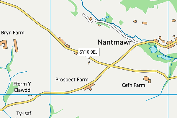 SY10 9EJ map - OS VectorMap District (Ordnance Survey)