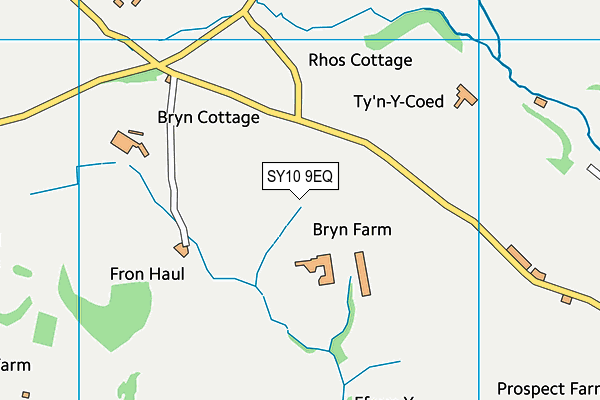 SY10 9EQ map - OS VectorMap District (Ordnance Survey)