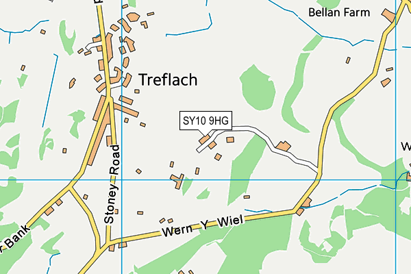 SY10 9HG map - OS VectorMap District (Ordnance Survey)