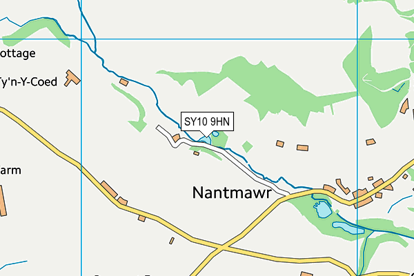 SY10 9HN map - OS VectorMap District (Ordnance Survey)