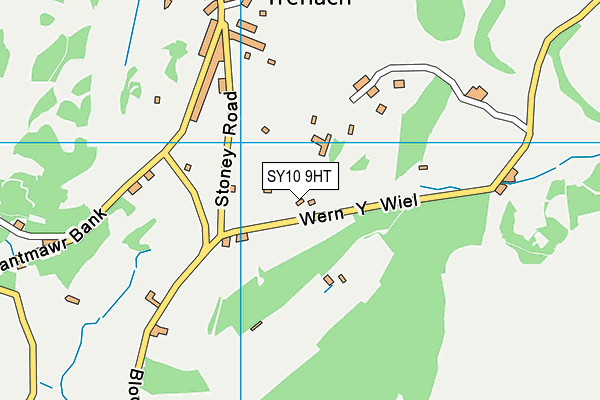 SY10 9HT map - OS VectorMap District (Ordnance Survey)