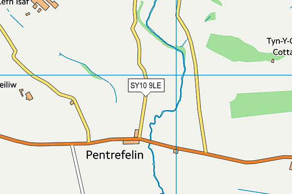 SY10 9LE map - OS VectorMap District (Ordnance Survey)