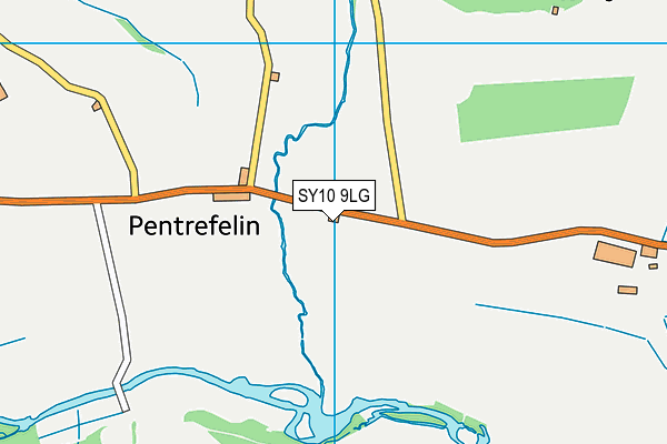 SY10 9LG map - OS VectorMap District (Ordnance Survey)