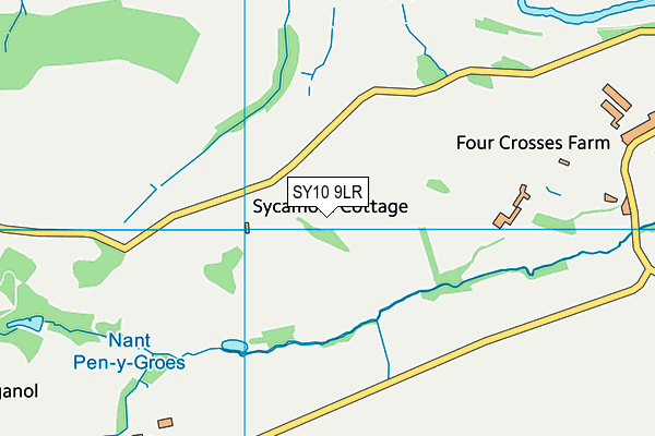 SY10 9LR map - OS VectorMap District (Ordnance Survey)