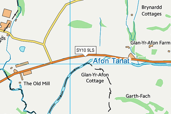 SY10 9LS map - OS VectorMap District (Ordnance Survey)