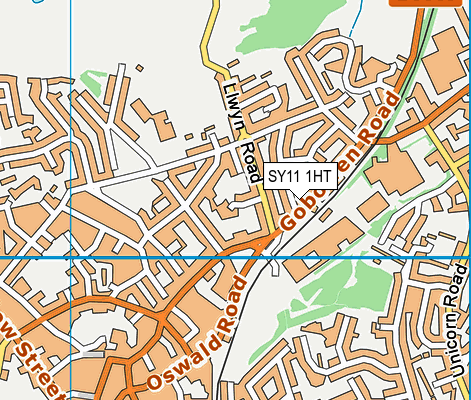 SY11 1HT map - OS VectorMap District (Ordnance Survey)
