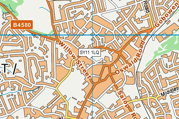 SY11 1LQ map - OS VectorMap District (Ordnance Survey)