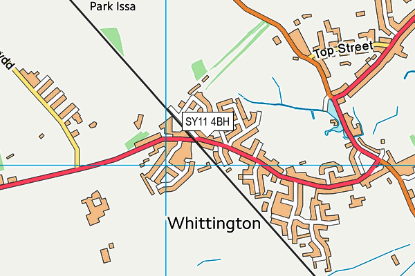 SY11 4BH map - OS VectorMap District (Ordnance Survey)