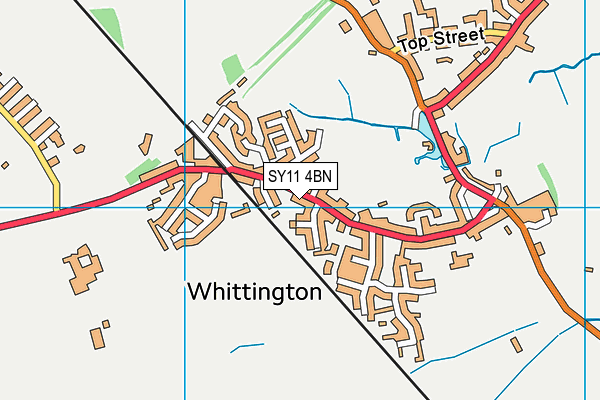 SY11 4BN map - OS VectorMap District (Ordnance Survey)