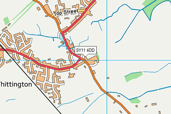 SY11 4DD map - OS VectorMap District (Ordnance Survey)