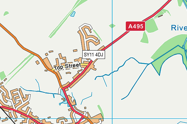 SY11 4DJ map - OS VectorMap District (Ordnance Survey)