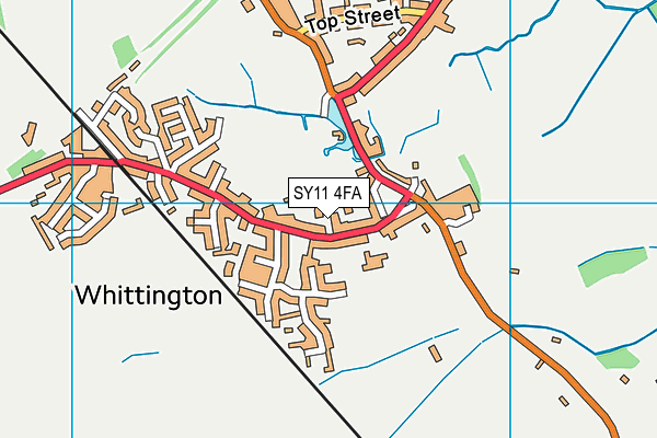 SY11 4FA map - OS VectorMap District (Ordnance Survey)