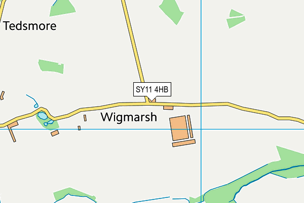 SY11 4HB map - OS VectorMap District (Ordnance Survey)