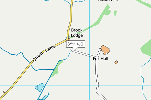 SY11 4JQ map - OS VectorMap District (Ordnance Survey)