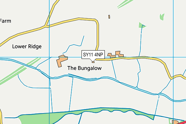 SY11 4NP map - OS VectorMap District (Ordnance Survey)