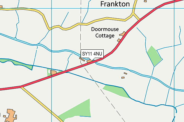 SY11 4NU map - OS VectorMap District (Ordnance Survey)