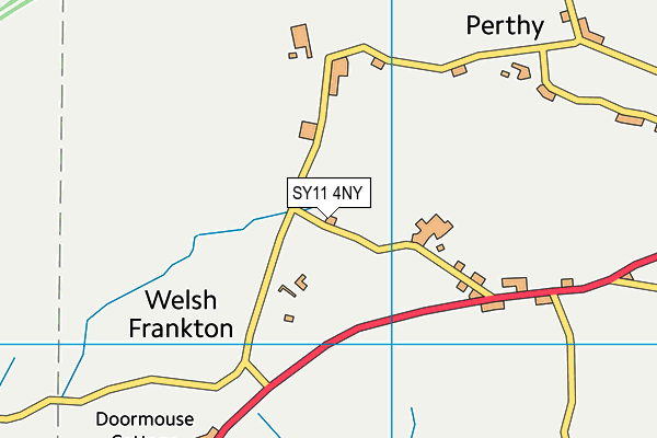 SY11 4NY map - OS VectorMap District (Ordnance Survey)